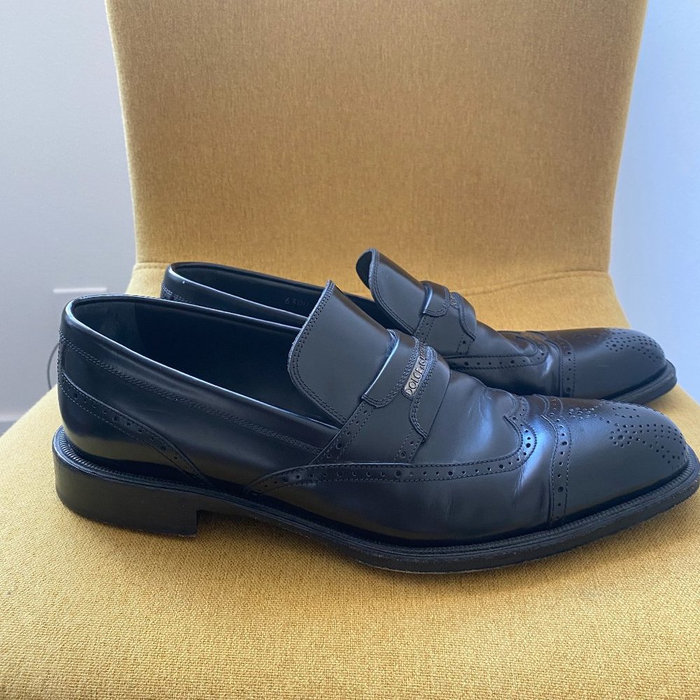DOLCE & GABBANA Men's Loafer with logo plaque! Men's size 9